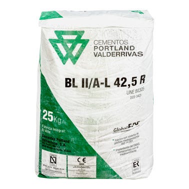 Cemento Blanco 42,5R 25kg ECOBASIC Pack 48 uds