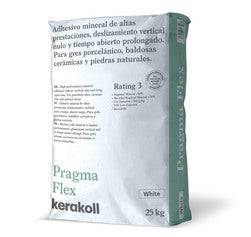 Cemento Cola Pragma Flex 25kg Blanco Pack 48 uds