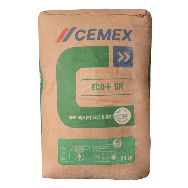 Cemento gris ecoBasic 25kg Pack 48 uds