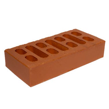 Ladrillo cara vista hidrófugo rojo ecoBASIC 24x11,4x4,8cm Pack 480 uds