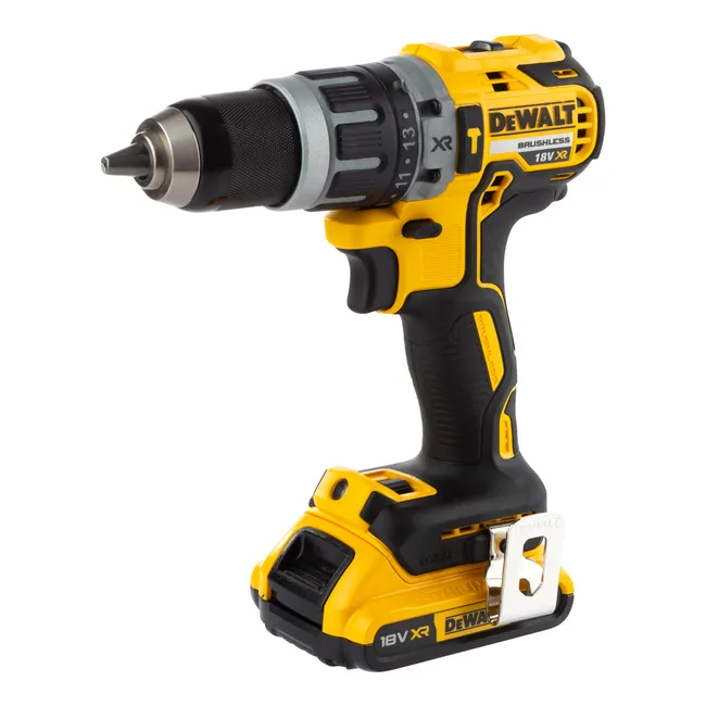 Taladro percutor batería dewalt DCD796D2-QW 18V brushless 2AH